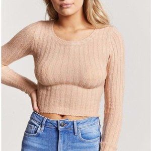 Forever 21 - Stretch Knit Cropped Sweater